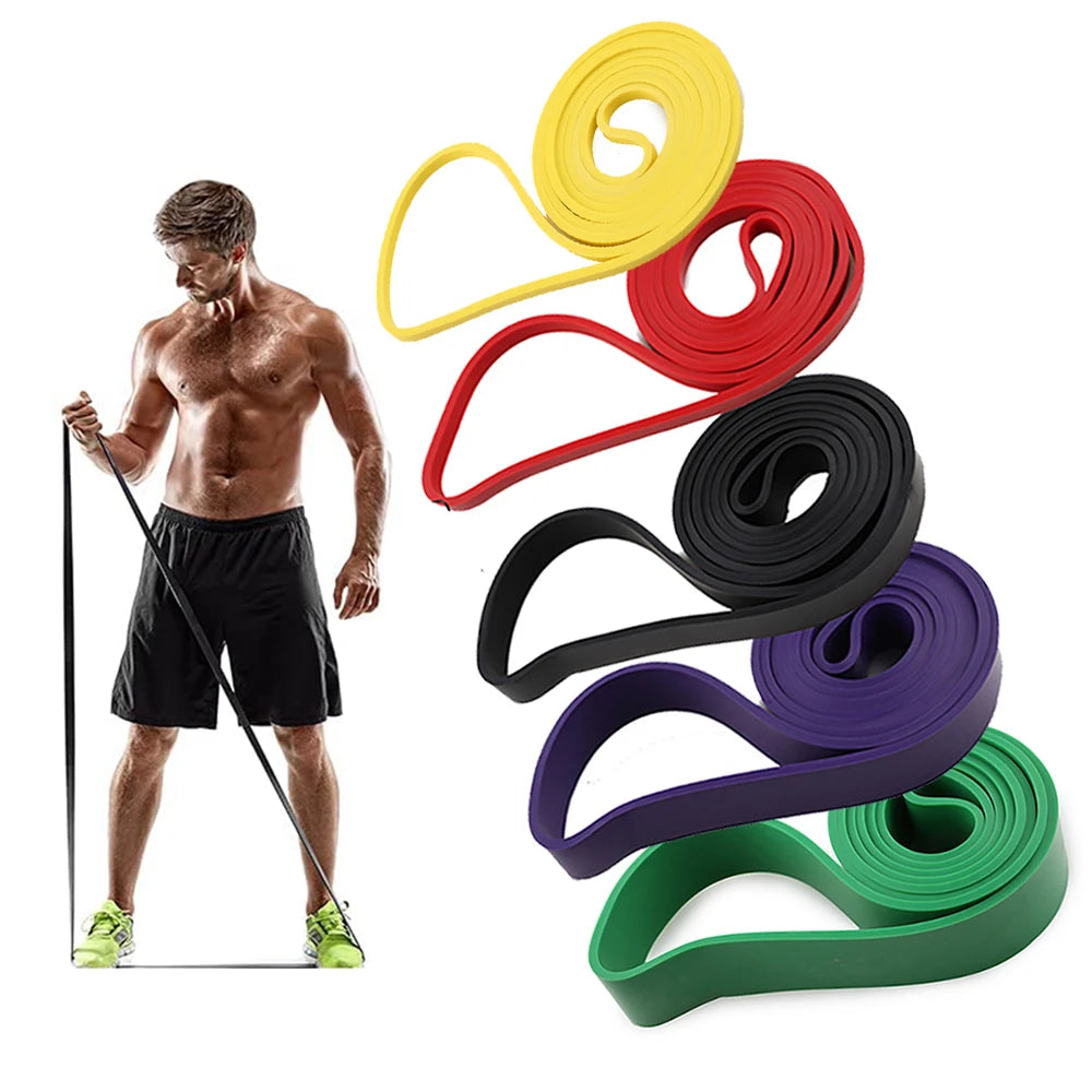 Elastic Resistance Bands for Fitness Pull-Up, Crossfit, Power Expander, Yoga Hanging, Gym, 208Cm